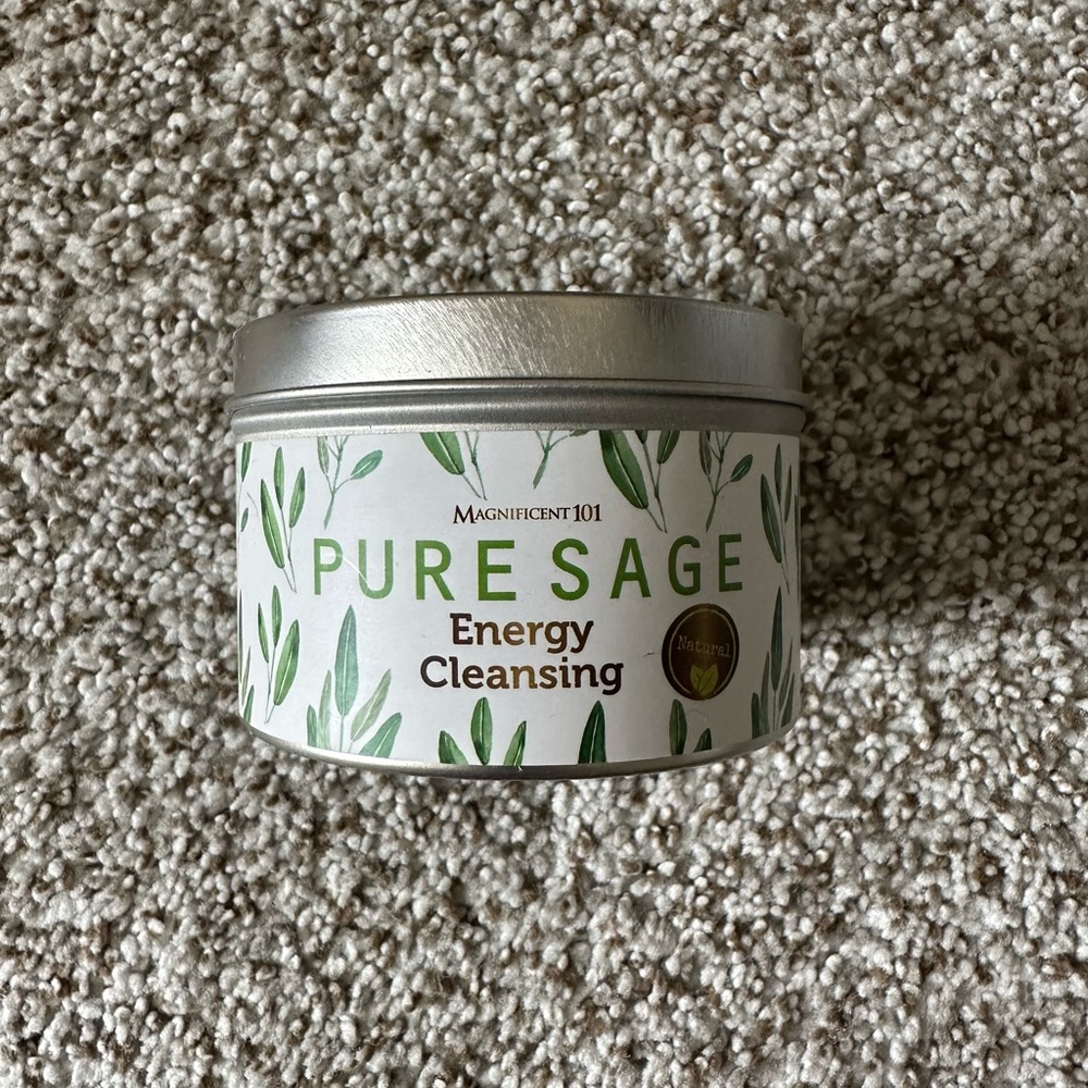 Pure Sage Energy Cleansing Candle🍃🕯️